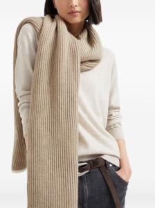 Brunello Cucinelli Ribbed scarf - Img 2
