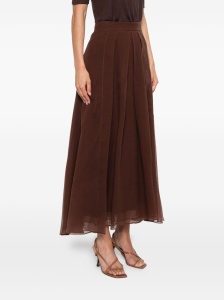 Brunello Cucinelli Silk maxi skirt - Img 3