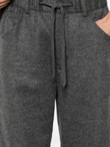 Brunello Cucinelli Wool Drawstring Trousers - Img 3
