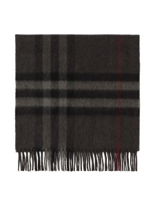 Burberry check cashmere scarf - Img 3