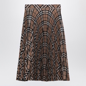 Burberry Check pattern pleated skirt - Img 2