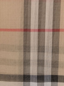 Burberry Check wool and silk scarf - Img 3