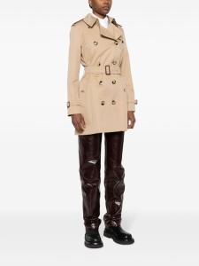 Burberry Short Kensington Heritage cotton trench coat - Img 4