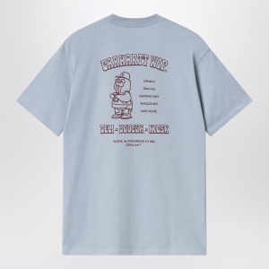 Carhartt WIP S/S Sandwich T-Shirt Blue Fog - Img 2
