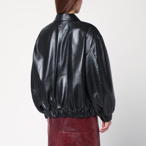 Cassell Black leather bomber jacket - Img 2