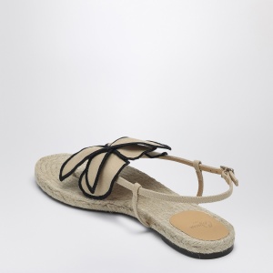 Castañer Sandal in sand color with flower - Img 2
