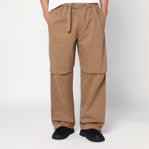 DARKPARK Tobacco-coloured Jordan wide leg trousers