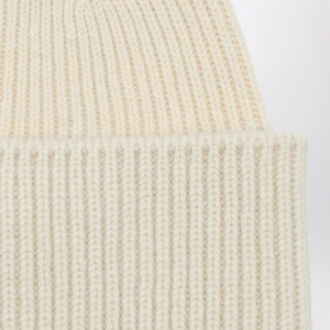 Destin White wool and cashmere beanie - Img 2