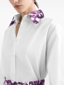 Dolce & Gabbana Cotton shirt with maiolica print - Img 2