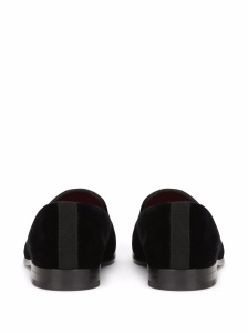 Dolce & Gabbana DG logo velvet slippers - Img 2