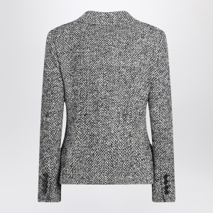 Dolce & Gabbana Dolce&Gabbana Single-breasted speckled wool-blend jacket - Img 2