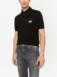 Dolce & Gabbana Logo cotton polo shirt - Img 3