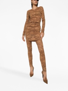 Dolce & Gabbana Short floral lace dress - Img 2