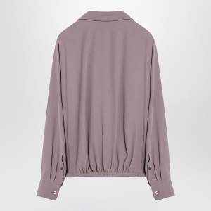 Dries Van Noten Pink viscose blend drawstring shirt - Img 2