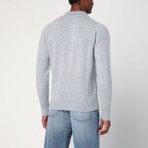 Drumohr Grey lambswool polo - Img 2