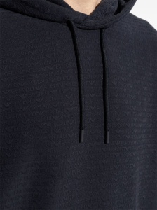 Emporio Armani All-over Logo hoodie - Img 4