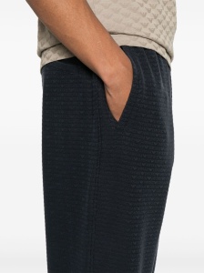 Emporio Armani ASV Lyocell blend jersey joggers with all-over lettering - Img 2