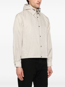 Emporio Armani Blouson with internal nylon bib jacquard all-over lettering - Img 3