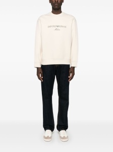 Emporio Armani Double jersey sweatshirt with ASV logo embroidery - Img 4