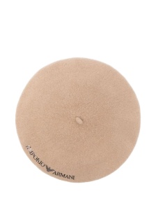 Emporio Armani Embroidered wool beret - Img 2