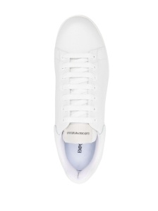 Emporio Armani leather low top sneakers - Img 2