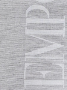 Emporio Armani Logo cotton blend scarf - Img 4