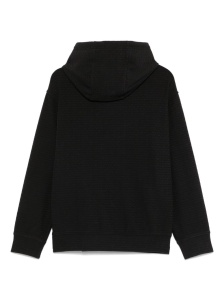 Emporio Armani logo embroidered hoodie - Img 2