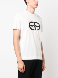 Emporio Armani T-shirts and Polos White - Img 2