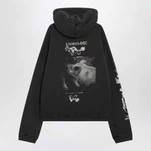 Enfants Riches Déprimés Benny''s Video black vintage-effect hoodie - Img 2