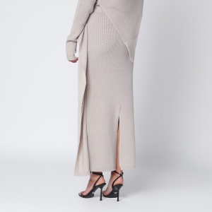 Entire Studios Light beige long wool skirt - Img 2