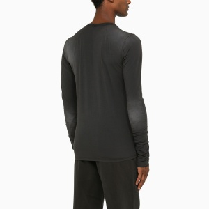 Entire Studios Washed-out black crew-neck T-shirt - Img 2