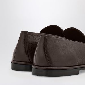 Ferragamo Dark brown leather loafer - Img 2