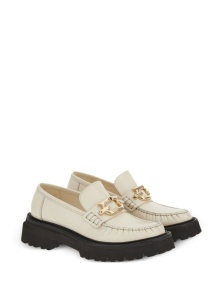 Ferragamo Gancini-plaque Leather Loafers - Img 3