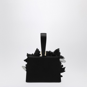 Ferragamo Mini clutch with black flowers - Img 2
