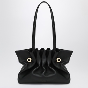 Ferragamo Soft-Bag Small black leather