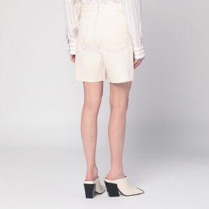 Frame Butter-coloured denim bermuda shorts - Img 2