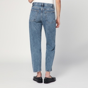 Frame Light blue washed-effect jeans - Img 2