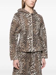 Ganni Leopard print hoodie - Img 2