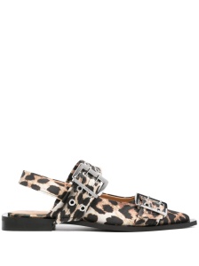 Ganni Printed Ballerinas