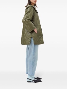 Ganni Shiny Quilt Midi Jacket - Img 4