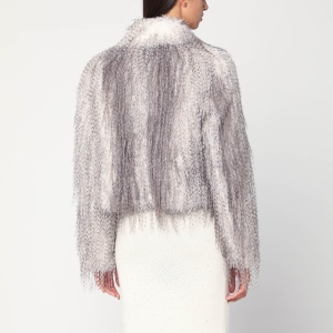 Giuseppe di Morabito Short gray eco fur - Img 2