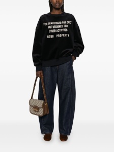 Golden Goose crew neck sweatshirt with embroidered lettering - Img 2