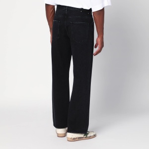 Golden Goose Vintage-effect black jeans - Img 2