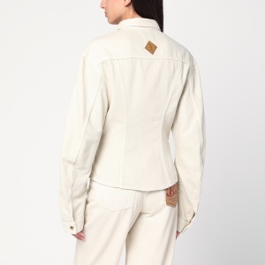 HAIKURE Ecru denim shirt - Img 2