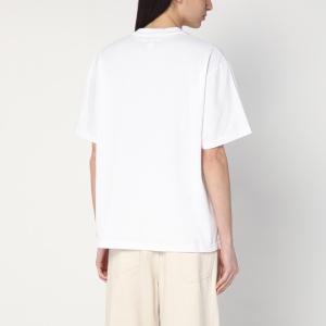 HAIKURE White Alain T-shirt in cotton - Img 2