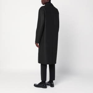 Harris Wharf London Khaki single-breasted wool coat - Img 2
