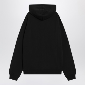 JACQUEMUS Black cotton hoodie - Img 2