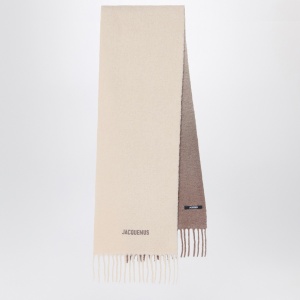 JACQUEMUS The beige Moisson scarf