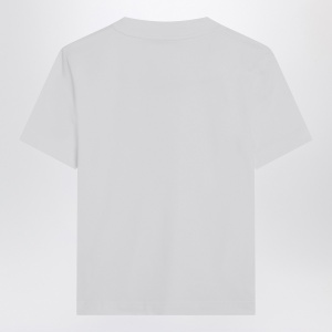 JACQUEMUS White T-shirt with logo patch - Img 2