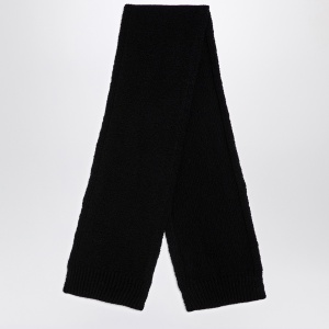 Jil Sander Black wool scarf